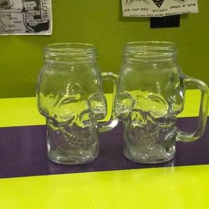Skull Glass Mugs